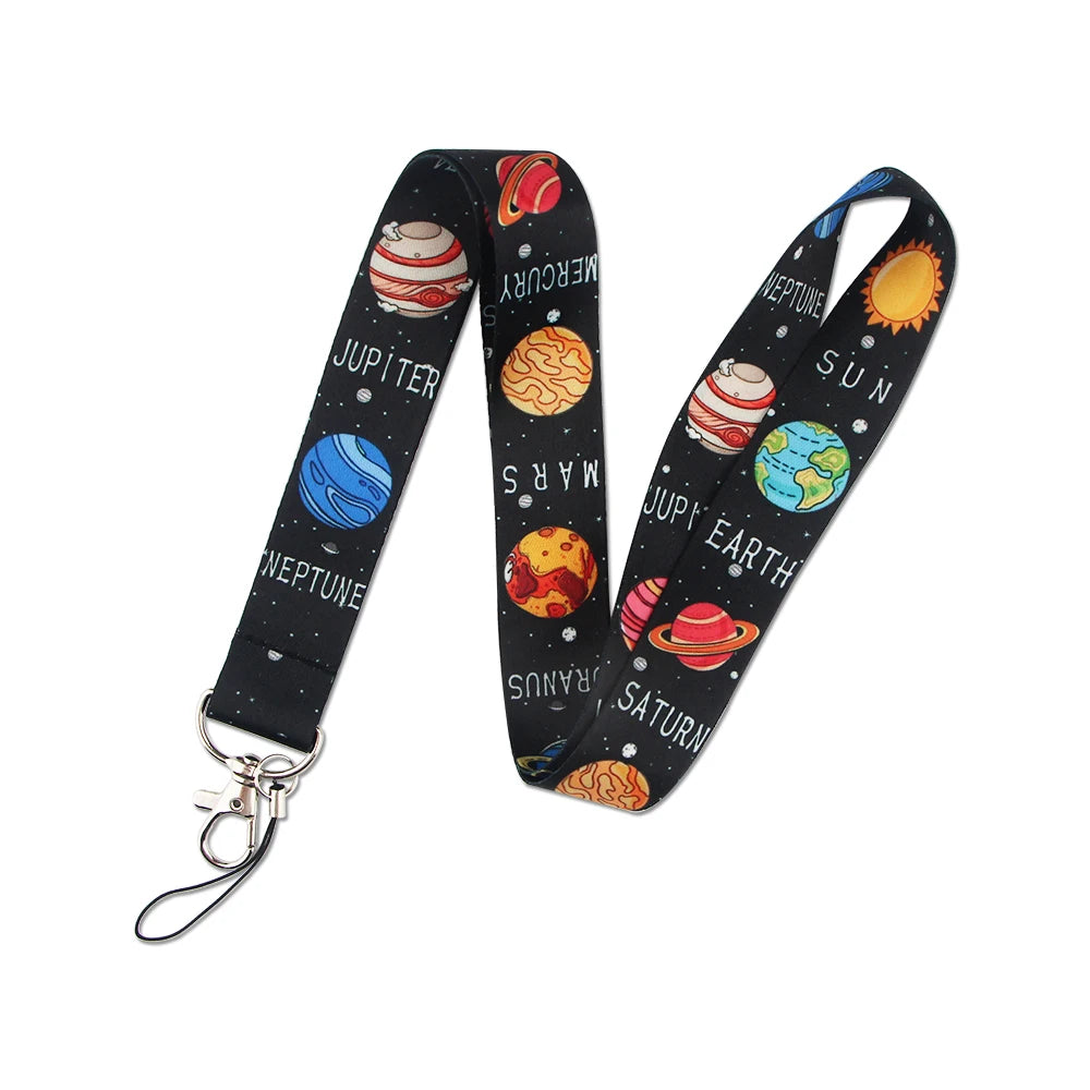 100 Designs Cute Art Lanyard for Keys Chain Badge Holder ID Credit Card Pass Hang Rope Lariat Mobile Phone Charm Accessories