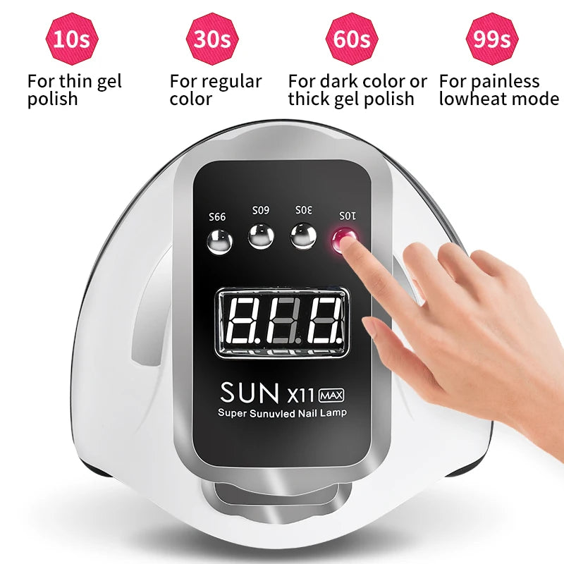 Professional Nail Dryer Lamp Infrared Sensor LED Manicure Lamp for Quick Curing All UV Gel Nail Polish Nail Drying Salon Tools