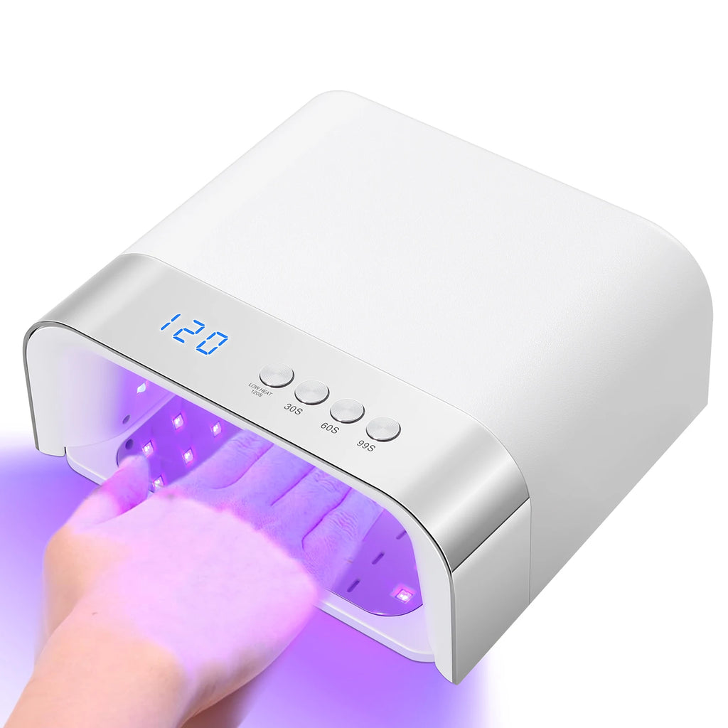 36LEDS UV LED Nail Dryer With HD Display 168W Nail Drying Lamp for Fast Drying All Gel Nail Polish Professional Manicure Tools