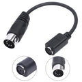 1PC PS/2 Keyboard To AT 5 Pin DIN MD 6-pin Female To DIN 5-pin Male Cable Ps2 Keyboard And Mouse Transmission Cable
