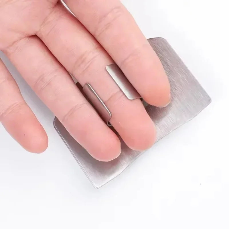 Stainless Steel Finger Protector Anti-cut Finger Guard Safe Vegetable Cutting Hand Protecter Kitchen Gadgets Kitchen Accessories