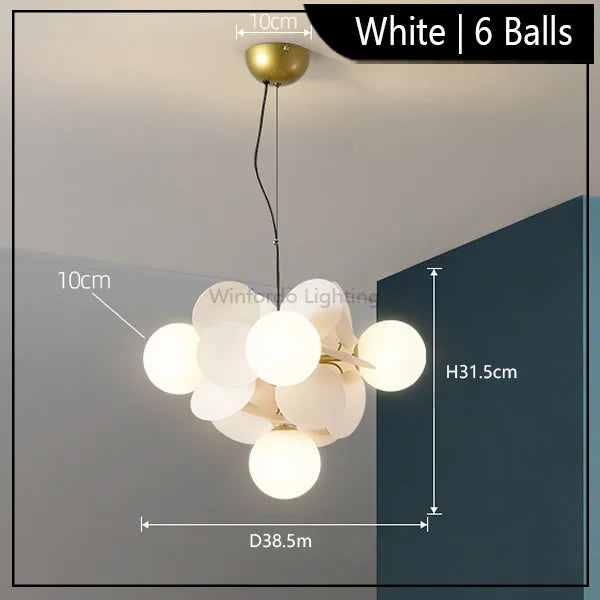 Colourful Branch Chandelier for Bedroom Living Room Acrylic Hanging Lamps Lustre Mood Ceiling Light Modern Led Chandeliers