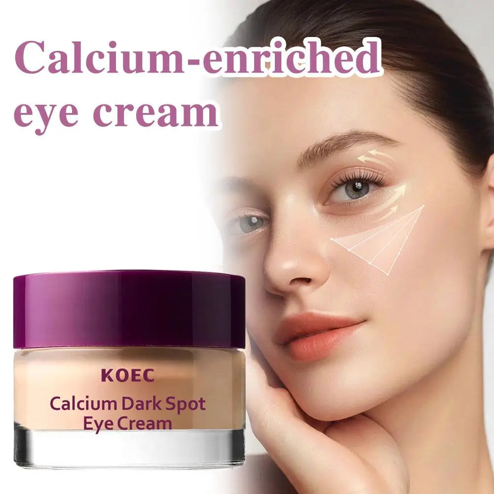 Calcium Collagen Smooth Eye Cream Niacinamide Firming Lightweight Skin Care Nourish Eye Cream Refreshing Fades Dark Circles 15ml