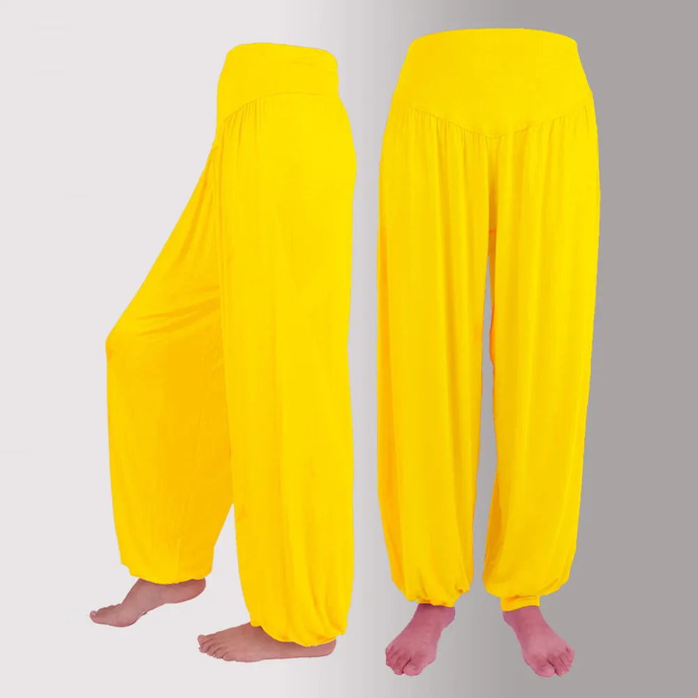 Yoga Pants Loose Harem Pants For Women Training Dance Trousers Sport Running Yoga Pants High Waist Ladies Trousers