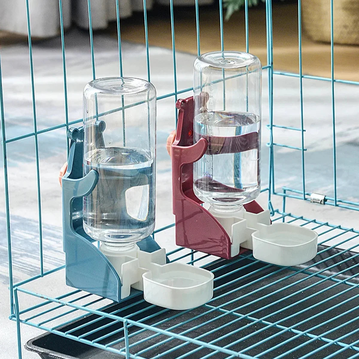 Hanging Pet Drinker Automatic Water Dispenser For Small Animal Pet Adjustment Pet Water Bottle For Parrots Birds Rabbits Cat Dog