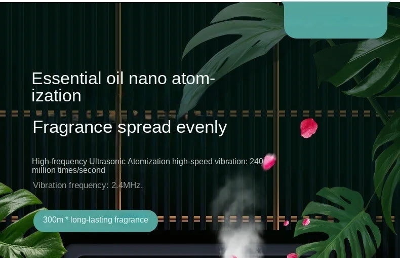 300m³ Aromatherapy Dispenser Hotel Commercial Dispenser Mall Automatic Aroma Essential Oil Diffuser Home Fragrance Air Purifier