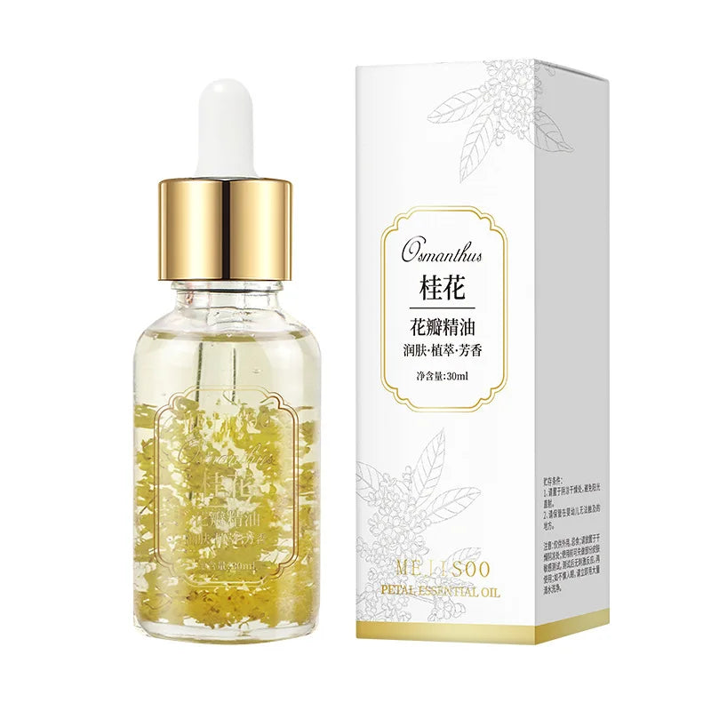 Natural Marigold & Rose Petal Essential Oil Body Massage Oil for Back Opening Therapy Facial Essence Hair Nourishing Care Oil
