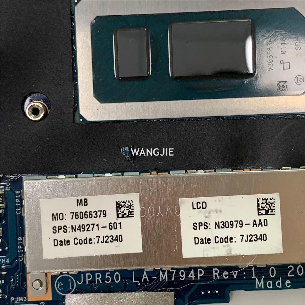 For HP Envy X360 15-fe0053dx 15-FE Laptop Motherboard N49271-601 N49271-001 Uma I7-1355U 16Gb RAM JPR50 LA-M794P 100% Working