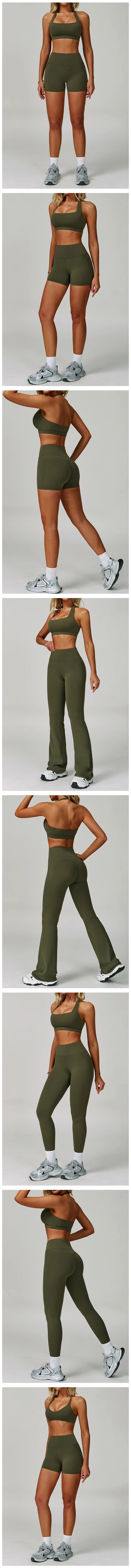 2Pcs Sets Women's Tracksuit Fitness Clothes Yoga Sets Sportswear Workout Bra High Waist Leggings Set Gym Clothing Sports Suits