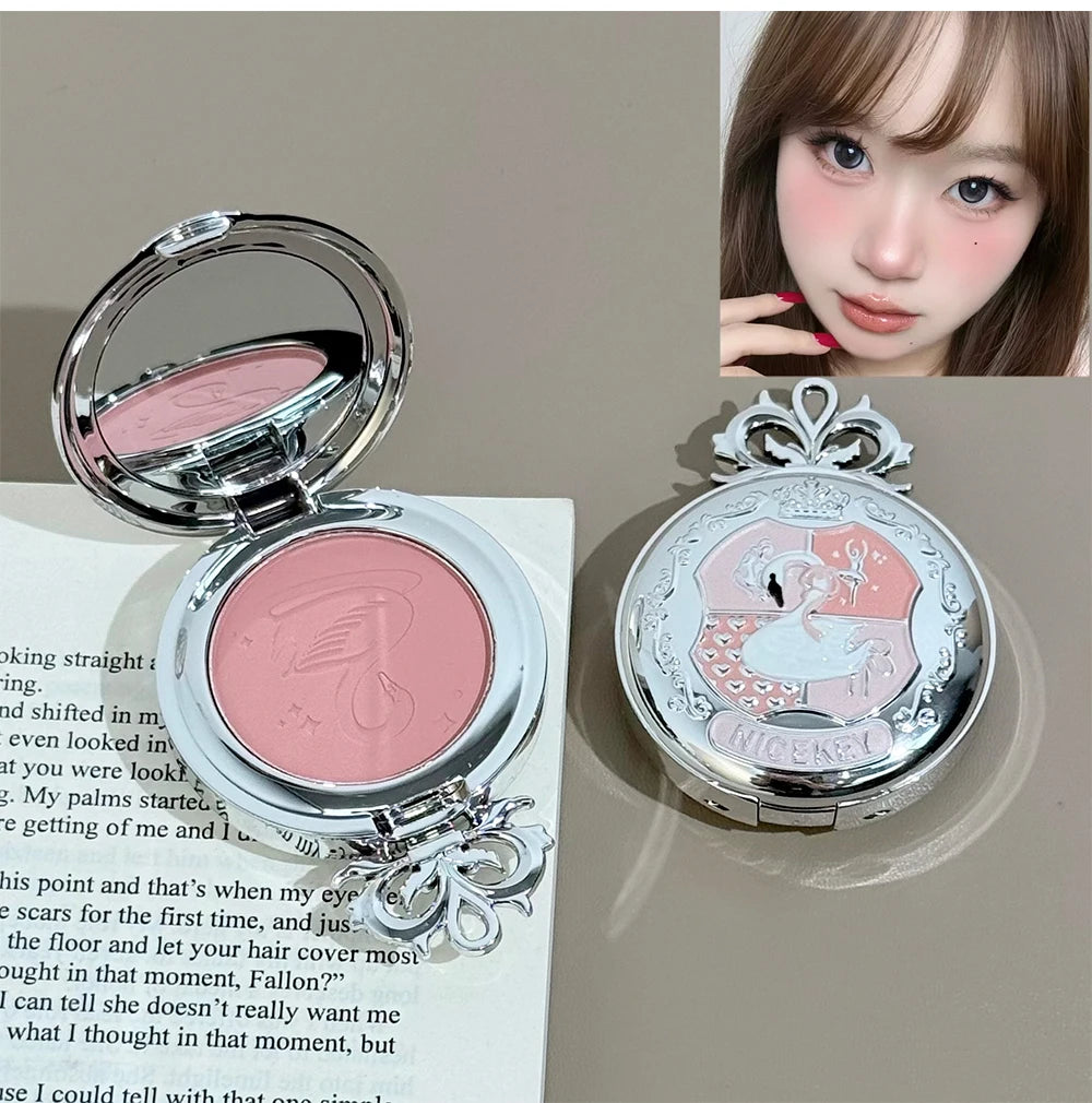 NICEKEY Multipurpose Makeup Sets Include 4 Lip Mud,1 Blush,1 Pressed Powder,1 Eyes Palette,1 Contour Palette With Necklace Gift