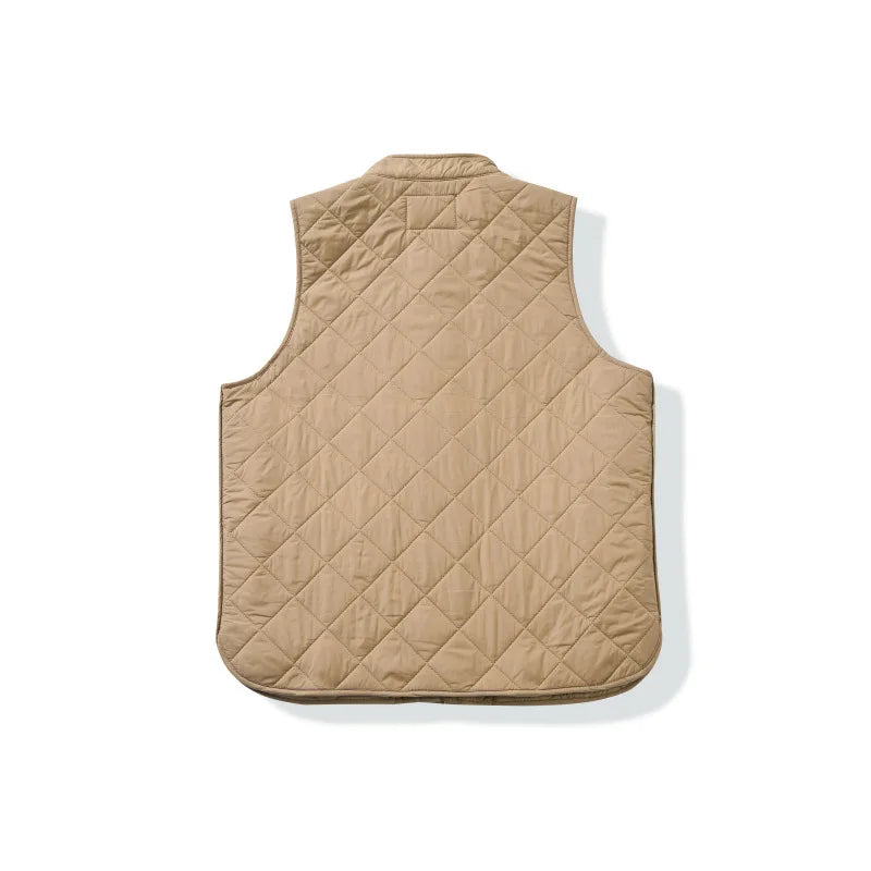 New corduroy thick plus cotton quilted vest for men for autumn and winter