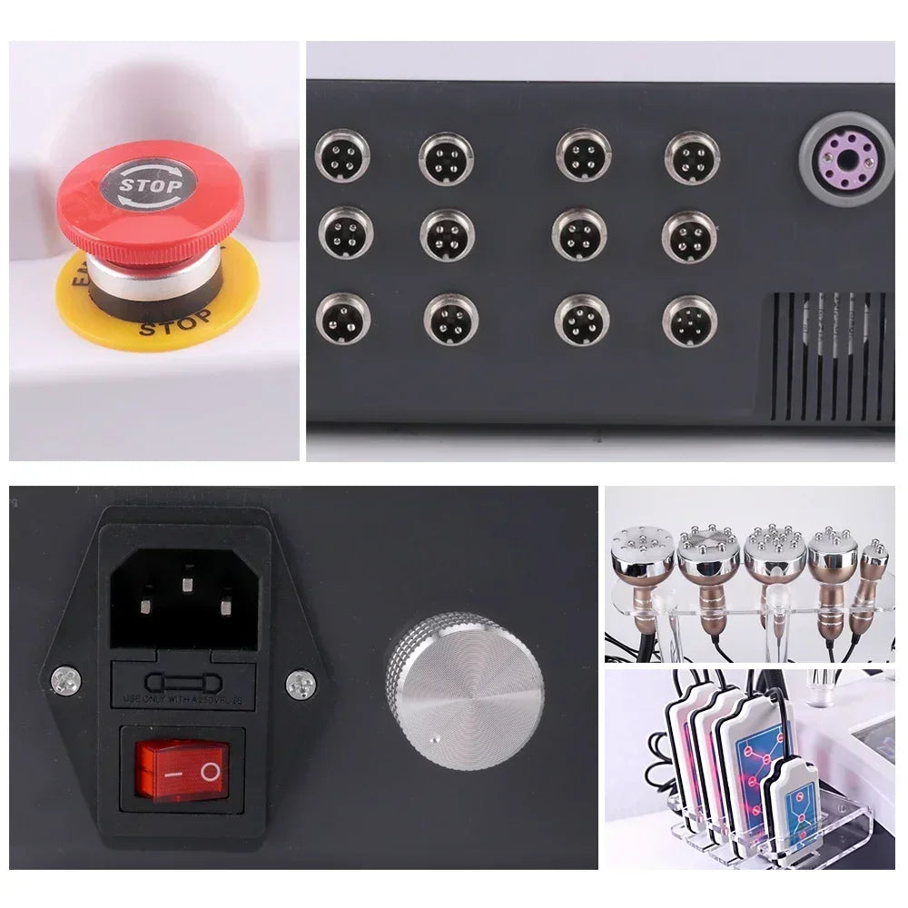 hot 6 in 1 vaccum 40k or 80k cavitation body slimming machin portable body  burner body Shaper Weight Loss spa machine 5.0