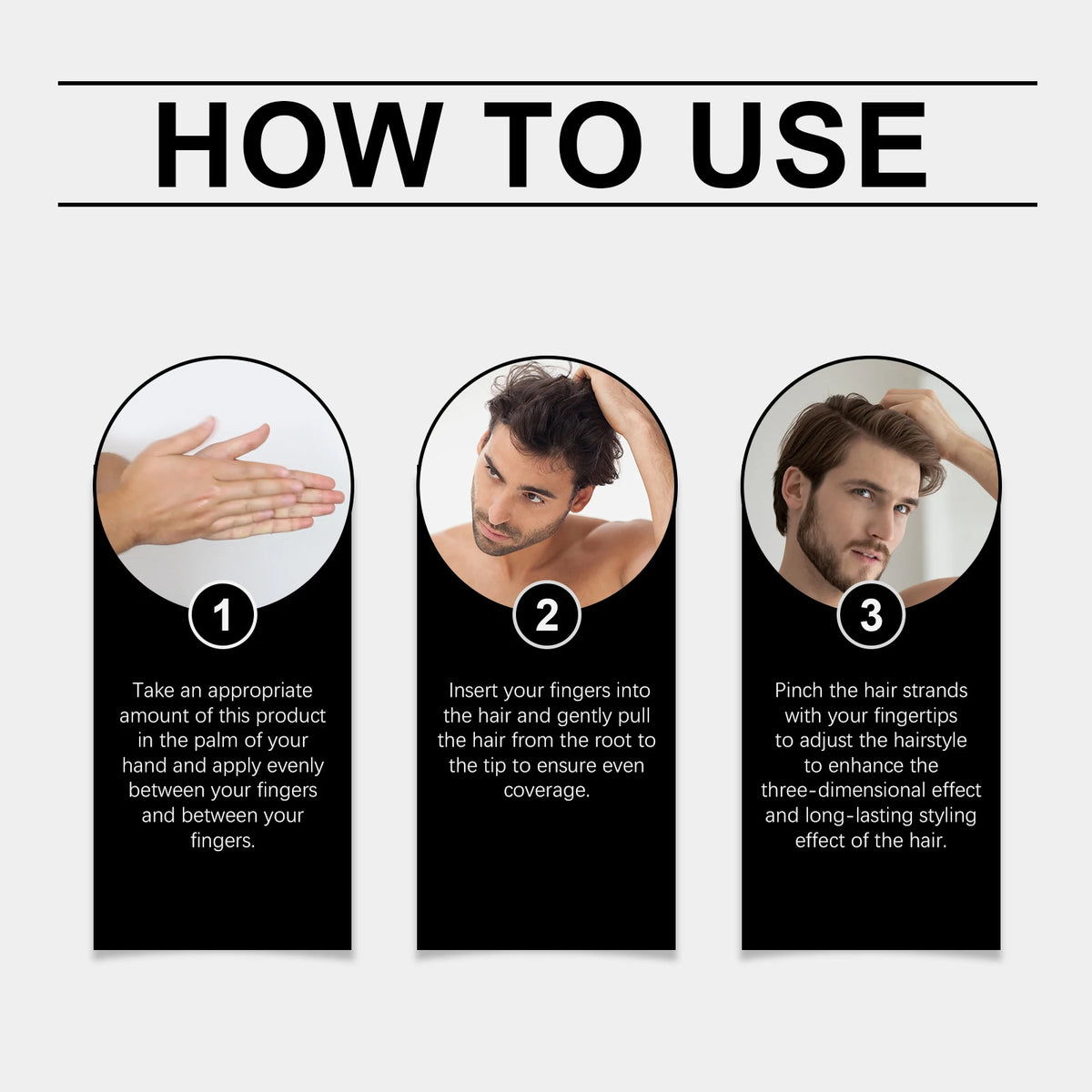 Men Hair Clay 100g Matte Finish Strong Hold Styling Mud Natural Look Textured Hair No Sticky Feel For Mens Hairstyle