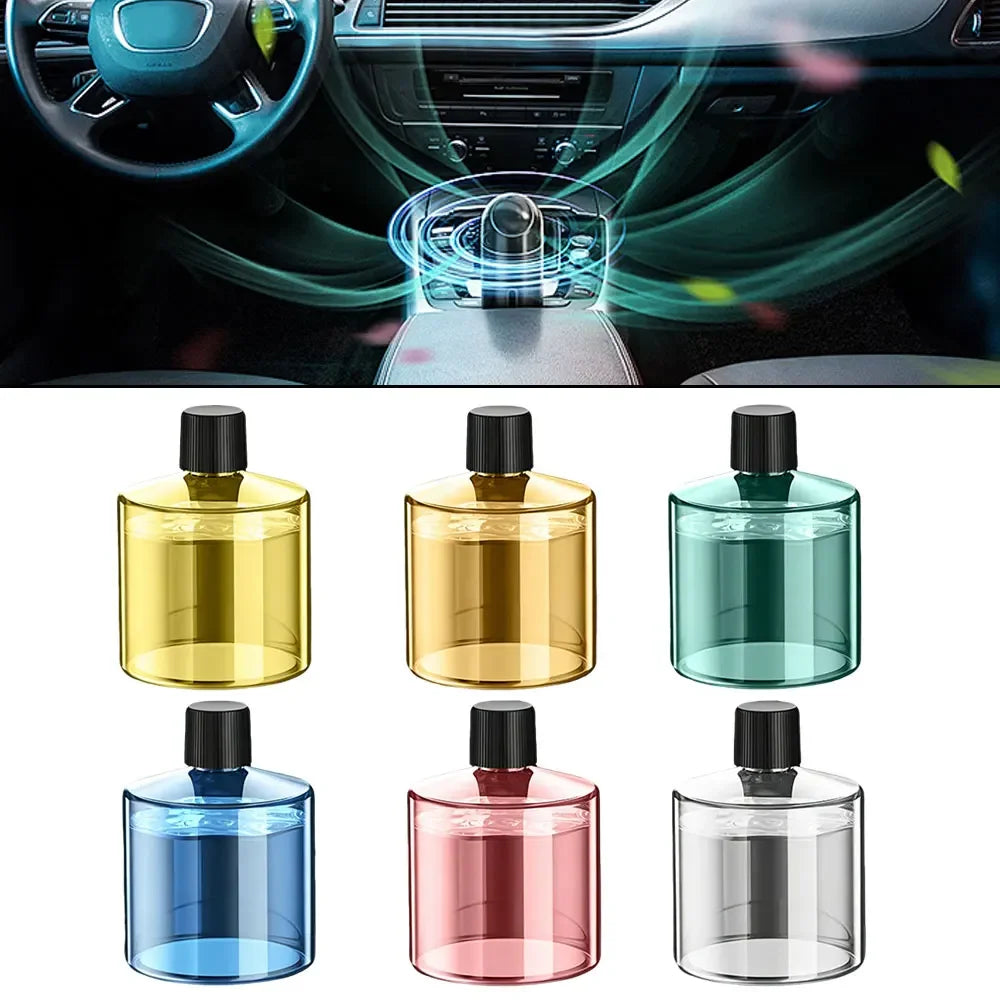 1x 50ml Car Air Fragrance Oil Car Perfume Refill Liquid Ambient Freshener Car Long Lasting Air Freshener Aromatherapy Oil