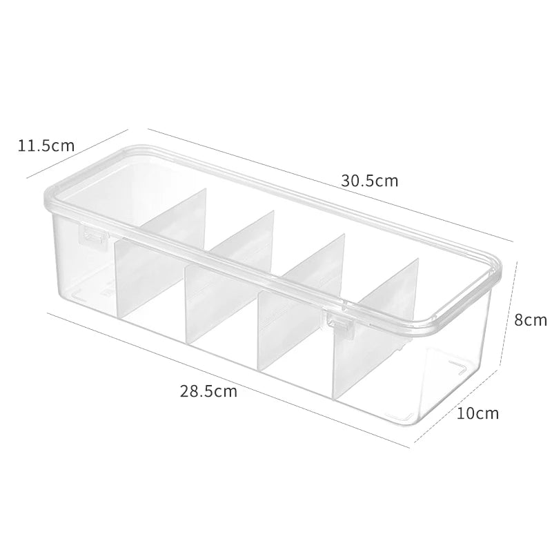 See-Through Charge Cable Organizer Box Data Cable Management Box USB Storage Box Small Desk Accessories Organizer And Storage