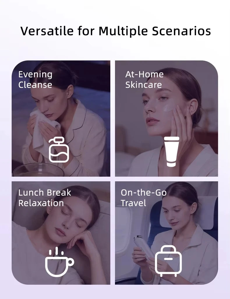 Home Use Collagen Tightening Beauty Device EMS Red Light 5 Modes Anti-Aging Eye Care Portable Sensitive Skin Friendly