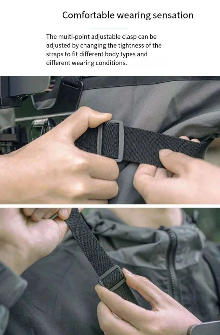 Adjustable Chest Mount for Action Cameras And Mobile Phones - Durable Auxiliary Shooting Tool for Sports And Outdoor Activities
