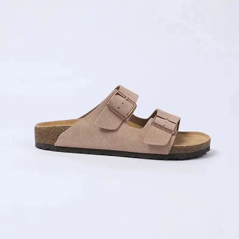 New Womens Clogs Boston Slides Mens Slippers Sandals Sliders Suede Leather Flips High Quality Spring Summer