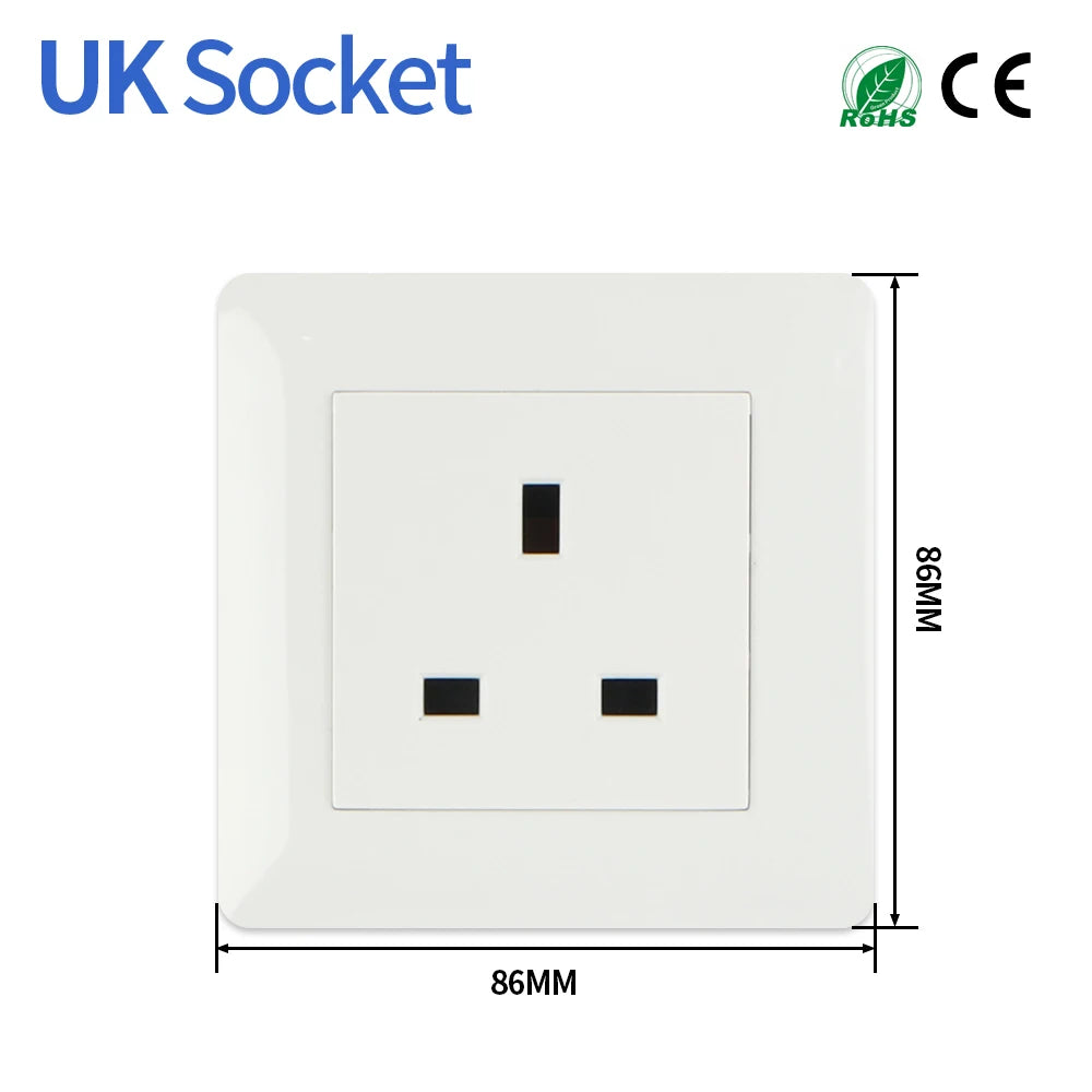 GTRIC Waterproof Outdoor Plug Electrical Sockets 250V AC IP66 DustProof Waterproof Socket With Switch Outside Master Plug