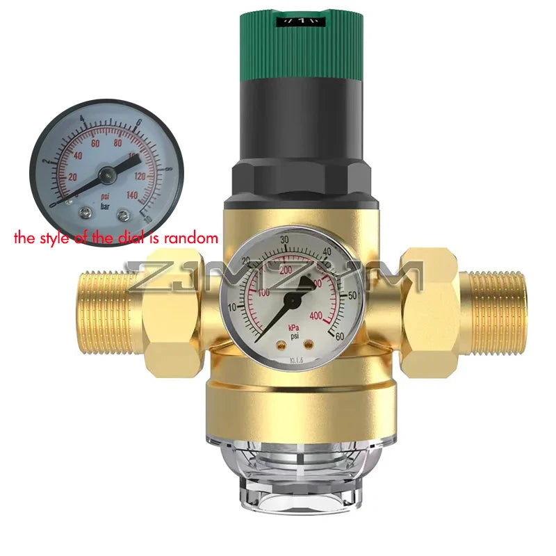 Adjustable Pressure Reducing Valve With Gauge Pressure Regulator Valve Pressure Regulating Valve For Water 감압밸브/регулятор давлен