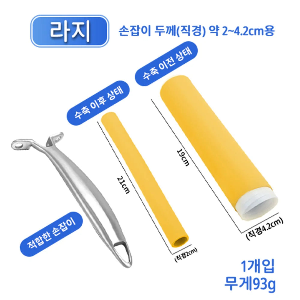Silicone Pot Handle Covers Heat Resistant Non Slip Grips Cast Iron Pans Anti-Scalding Handle Sleeves, Kitchen Gadgets