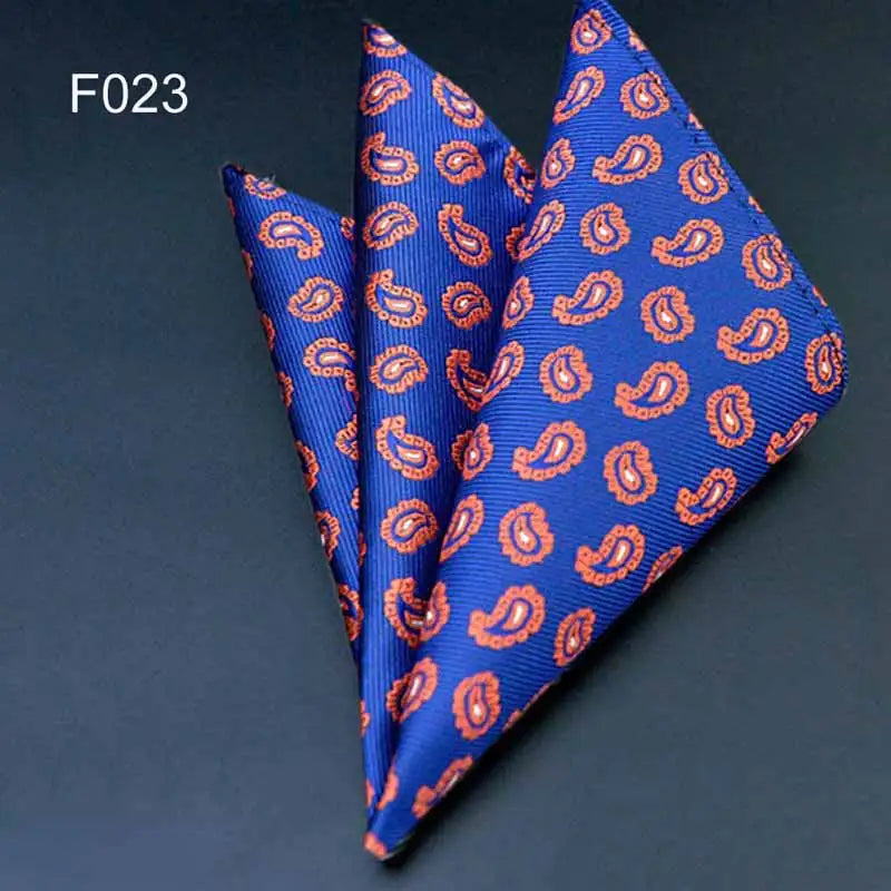 41 Colors Men's Handkerchief Plaid Dot Paisley Hankies Hanky Business Pocket Square Chest Towel 25*25CM