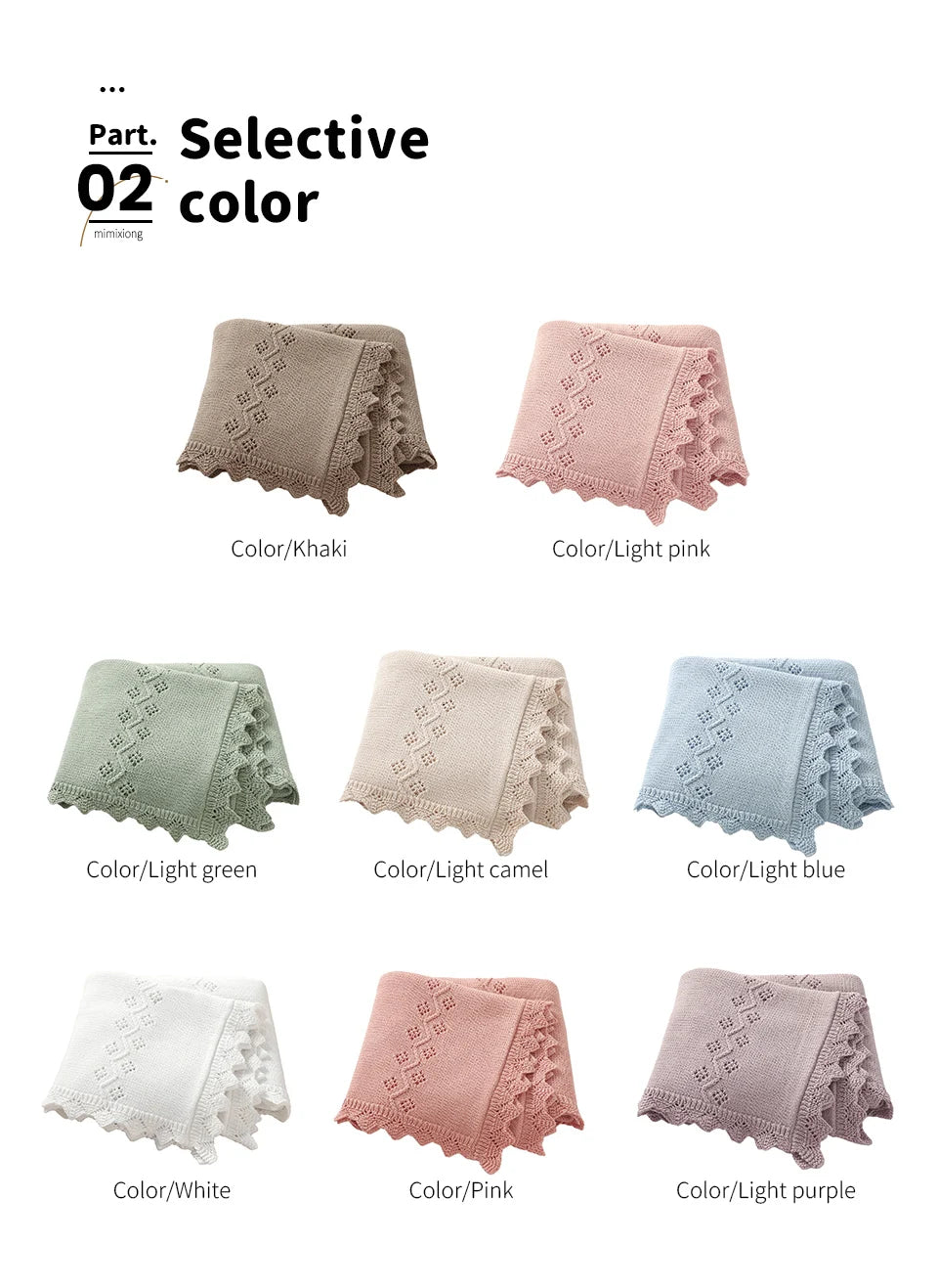 Newborn Baby Blanket Cotton Multi-use Knitted Infant Babies Boys Girls Sleeping Quilts Covers for Stroller 90*70cm Receiving Mat