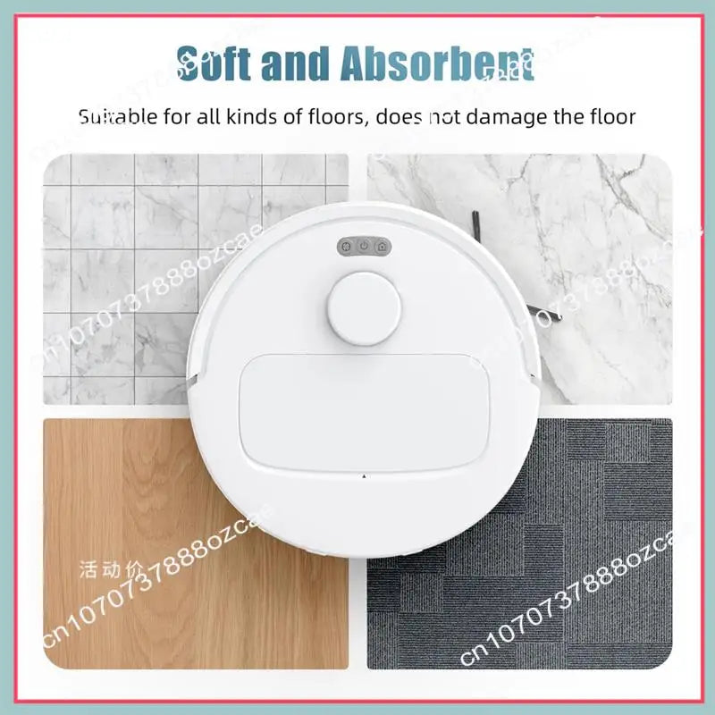 A26P Wipes For Ecovacs Deebot T30 Pro Omni, T30S Pro, X5, X2,T50 Omni, T50 Pro,Robot Vacuum Cleaner,Reusable Replacement Mop