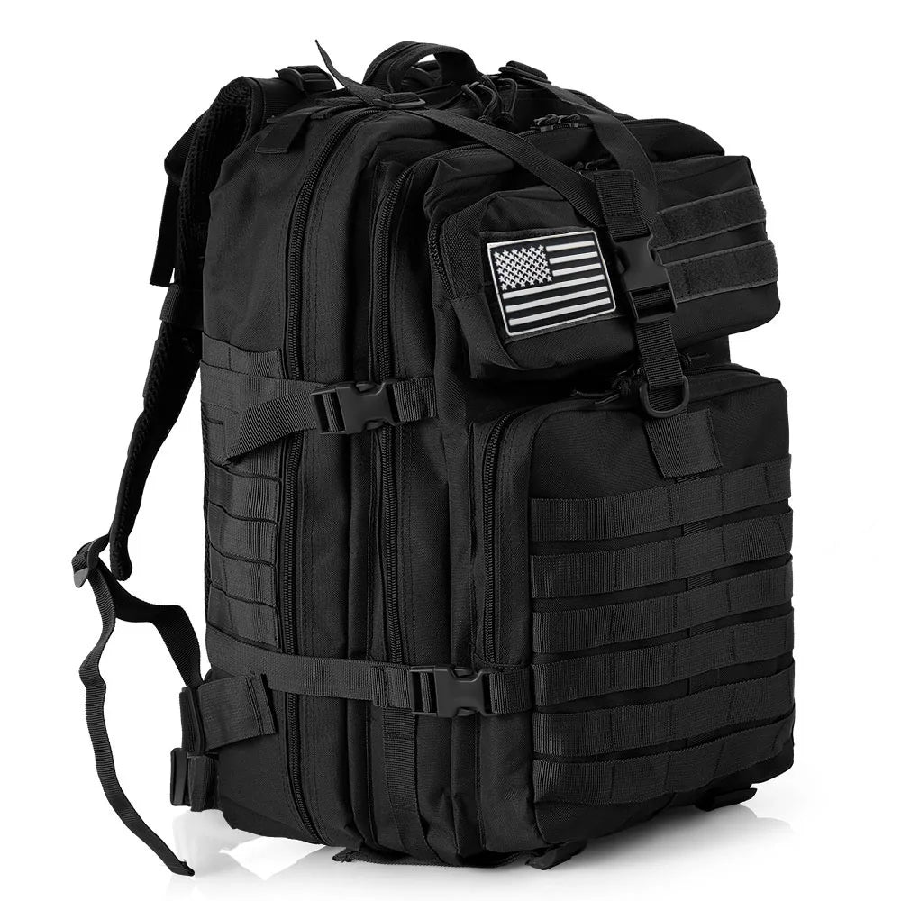 50 Liters Outdoor Tactical Dual Shoulder Large 3P Backpack Backcountry Cycling Sports Backpack Travel Attack Camouflage Multi-Fu