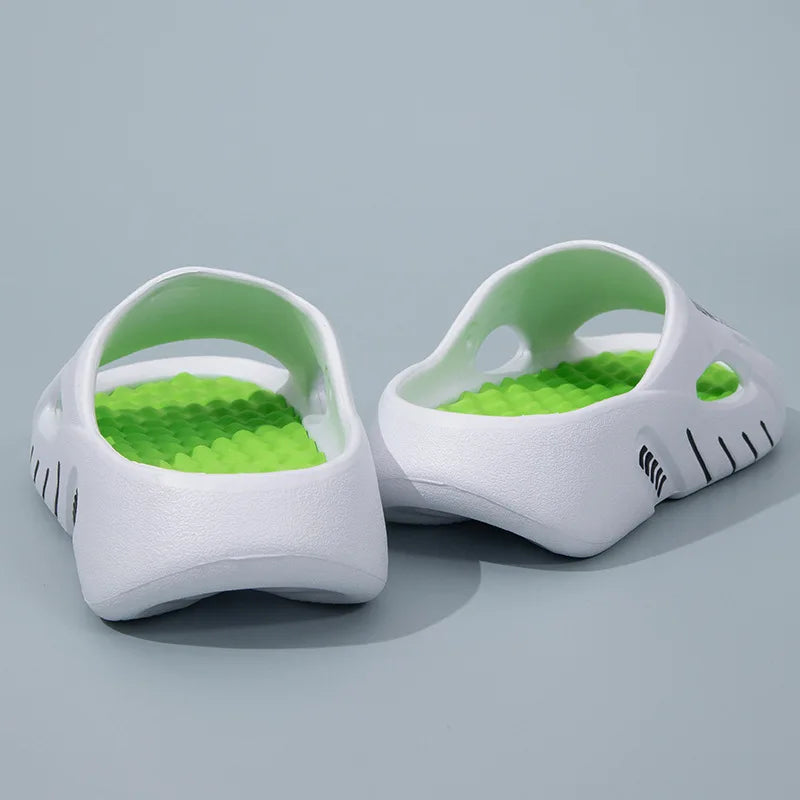 Summer Soft Sole Slides Men Flip-flops Men's Sandals Men Letter Print Slippers Sides Indoor Outdoor Sandals Beach Casual Shoes