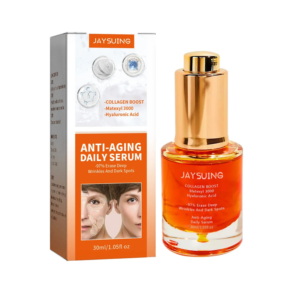Collagen Boost Face Serum Anti Agi-ng Dark Spo-t Corrector Wrinkle Removal Tightening Lifting Brightening Hydrating Essence 30ml