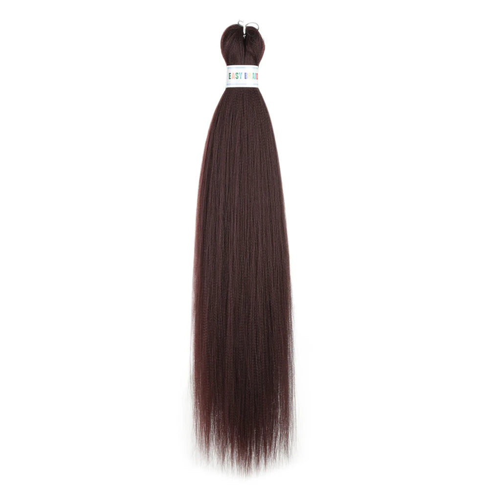 Ombre Kanekalon Braiding Hair Extensions Pre Stretched 26 Inch Synthetic Hair for Afro Jumbo Box Braids Natural Looking