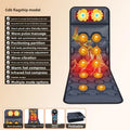 NEW Soft Electric Vibrator Heating Back Neck Massager Mattress Waist Pad Pad Home Office Relaxing Bed Pain Relief Health Gift