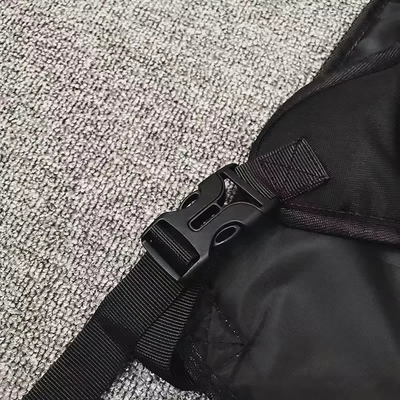 Tactical Chest Bag Outdoor Sports Vest Bag Adjustable Strap Utility Chest Pack Multi-Pocket Waist Fanny Pack for Cycling Hiking