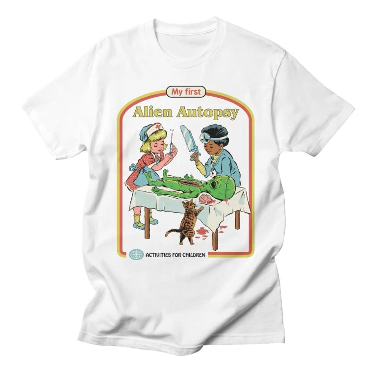 Classic Cartoon Anime, European and American Style Illustration, High Street Casual T-shirt, Men's and Women's Luxury  Top 2026