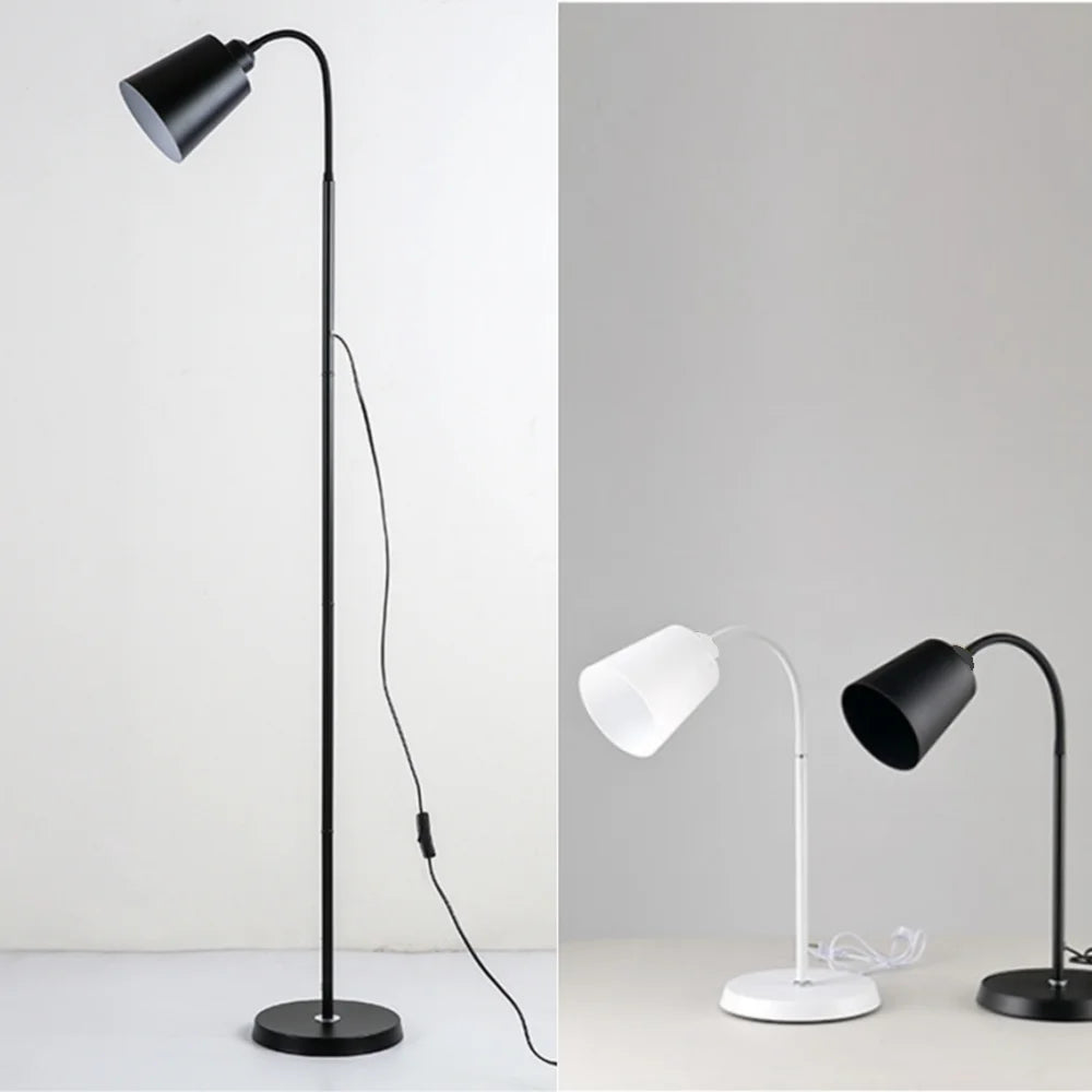 Modern LED Floor Lamp Adjustable Standing Light for Living Room Bedroom Office Indoor Decoration Sofa Reading Lighting