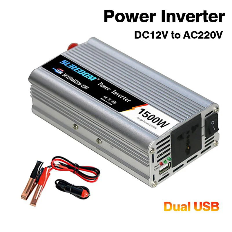 12V to 220V Solar Power System 300W Solar Panel 10A-100A Controller 1500W Modified Sine Inverter Complete Power Generation Kit