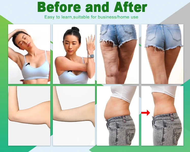 Portable 3D Deep Tissue Massager for Pain Relief Muscle Relaxation Fat Burning Slimming Handheld Electric Massage Device