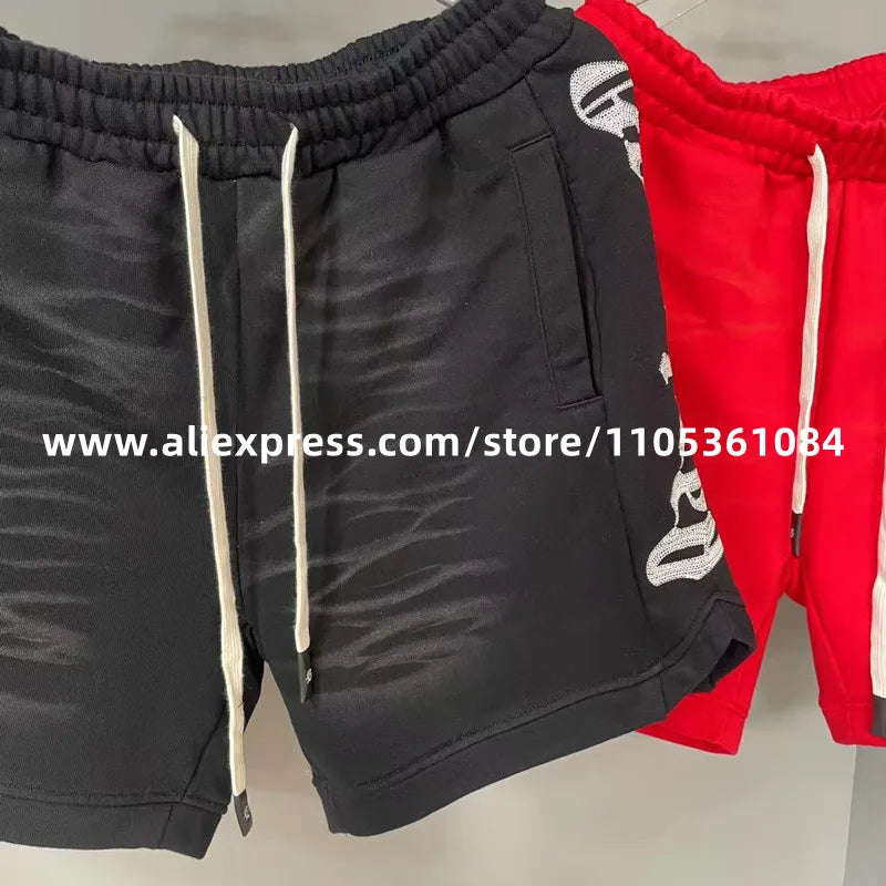 Red Black Casual Godspeed Letter Shorts Drawstring Versatile Cotton Printed Hip Hop 1:1 Good Quality Unisex GODSPEED Short Pants