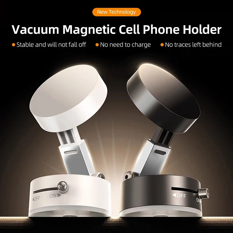 Universal Vacuum Magnetic Suction Cup Folding Swivel Stand Double-sided Suction Cup Vacuum Swivel Stand Mobile Phone Holder