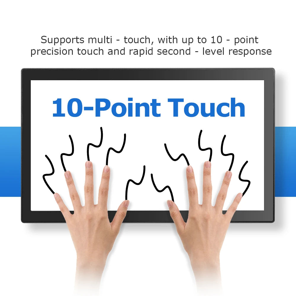 21.5 Inch Kitchen Display Screen Kds Pos System Hardware Kitchen Order Display Monitor Menu Management Display Screen