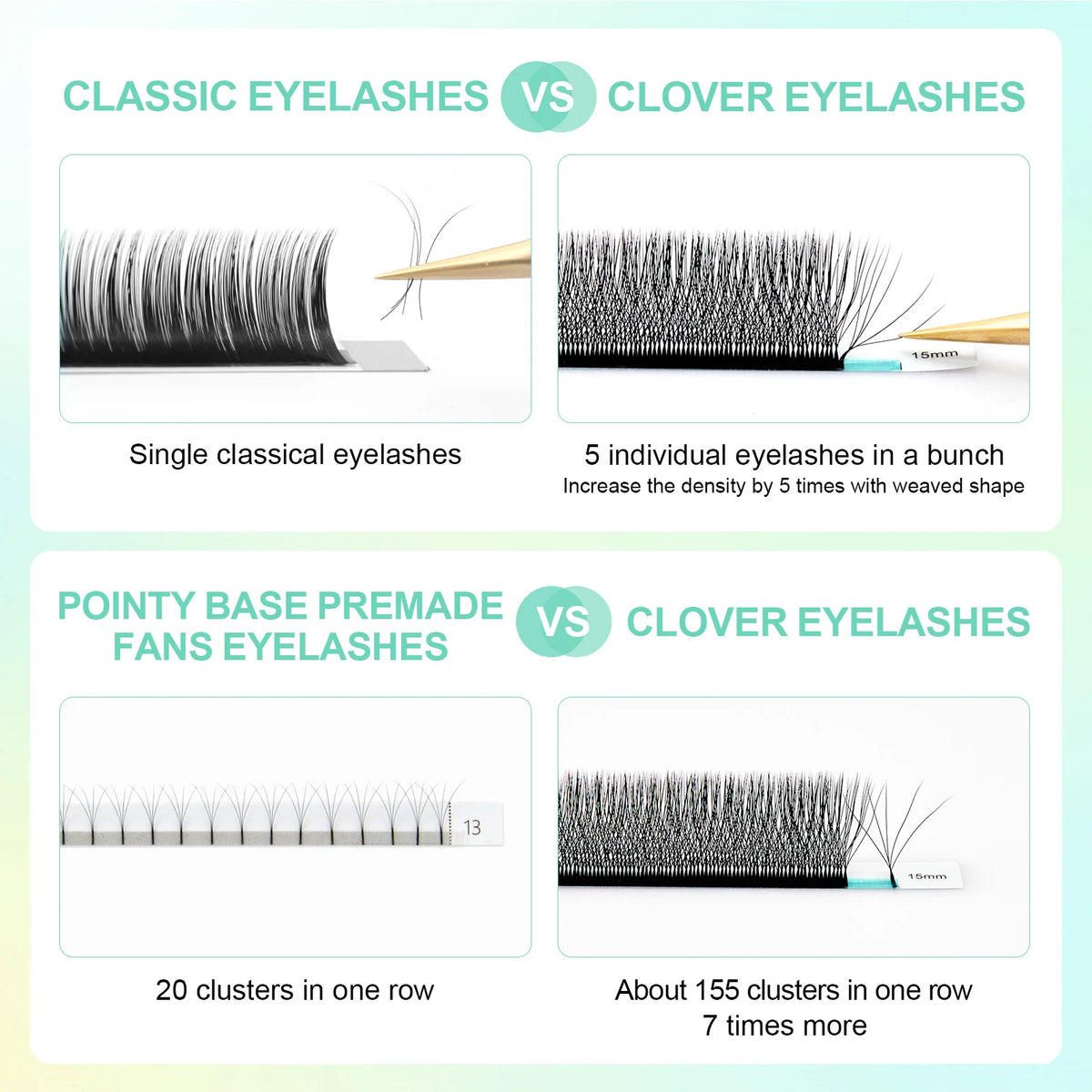NAGARAKU Automatic Flowering W Shape Bloom 3D 4D 5D 6D 7D 8D Premade Fans Speed Eyelash Extensions Natural Soft Light Full Dense