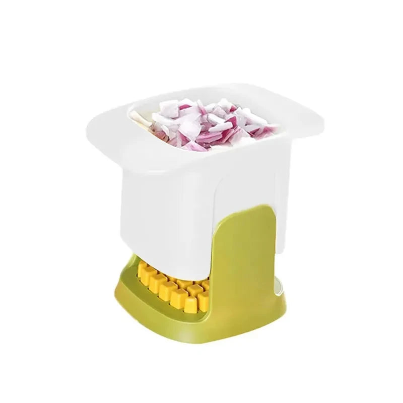 1PCS Multifunctional Vegetable Chopper Onion Dicer French Fries Cutter Kitchen Cucumber Potato Slicer - Essential Kitchen Tool