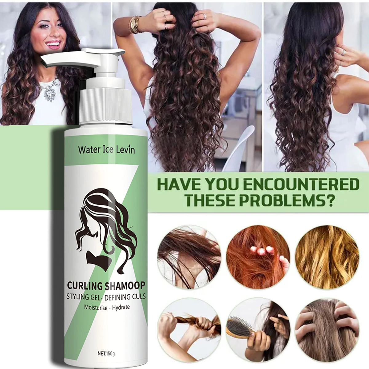 Shampooing Pour Cheveux Normaux - Conditionneur Neutre, 150 G Hydratant Stretch Curl