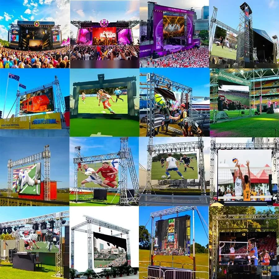 P3.9 Outdoor Waterproof Live Performance LED Screen Rental LED Display  Stage High Brightness Background Screen BIG LED Wall