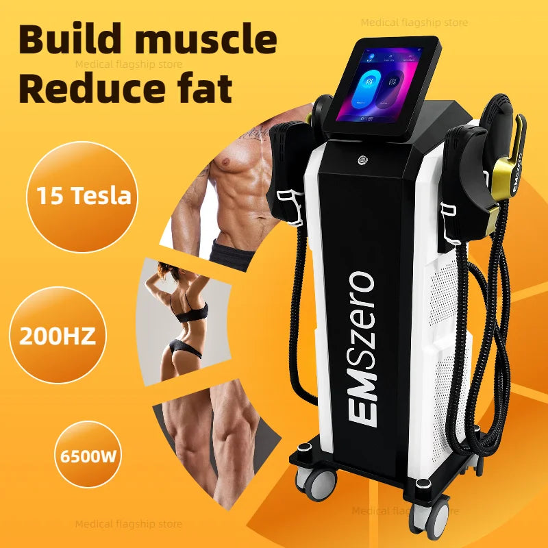 EMS Neo Electromagnetic Stimulate Sculpting Muscle Machine Nova EMSZERO RF Body Slimming Reduce Fat Build Muscles Machine