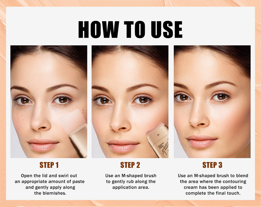 Four-Color Concealer to Cover Dark Circles, Tattoos, Acne Marks, Facial Concealer, Contouring, Waterproof Foundation, Beauty Makeup