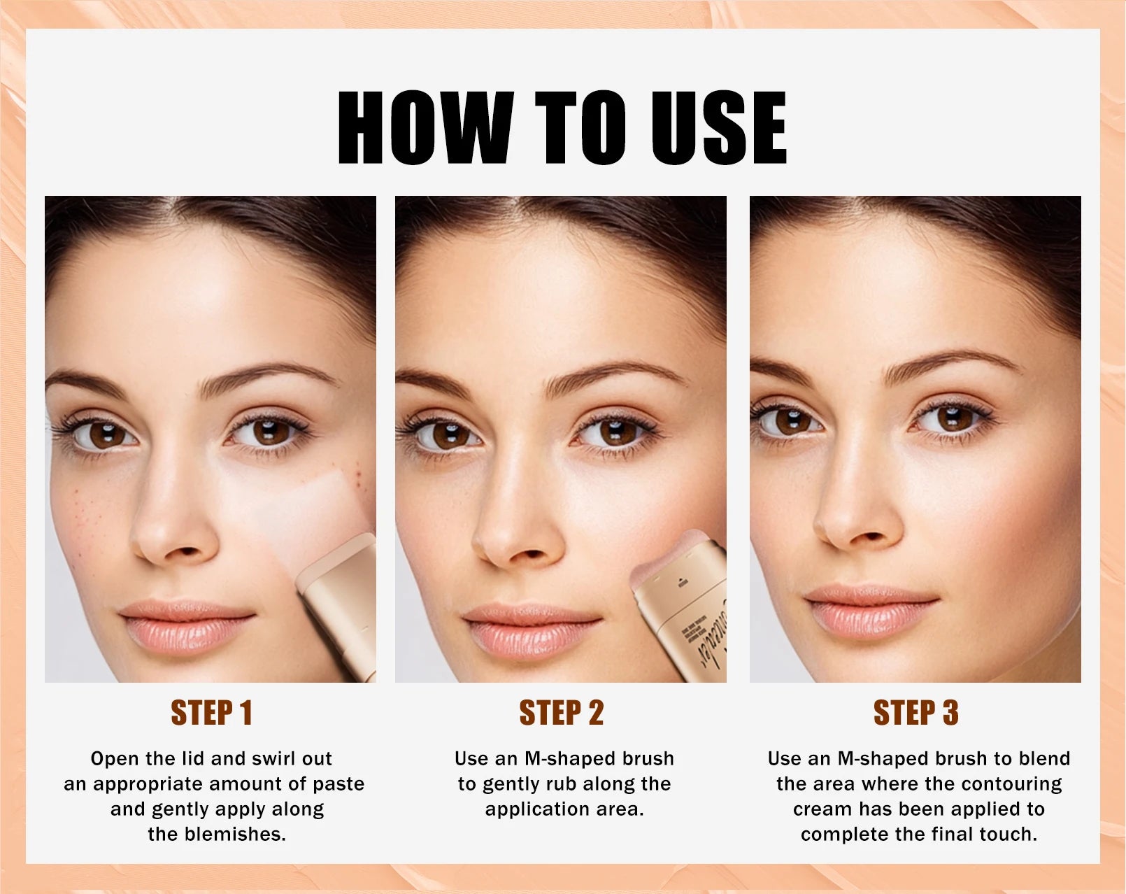 Four-Color Concealer to Cover Dark Circles, Tattoos, Acne Marks, Facial Concealer, Contouring, Waterproof Foundation, Beauty Makeup
