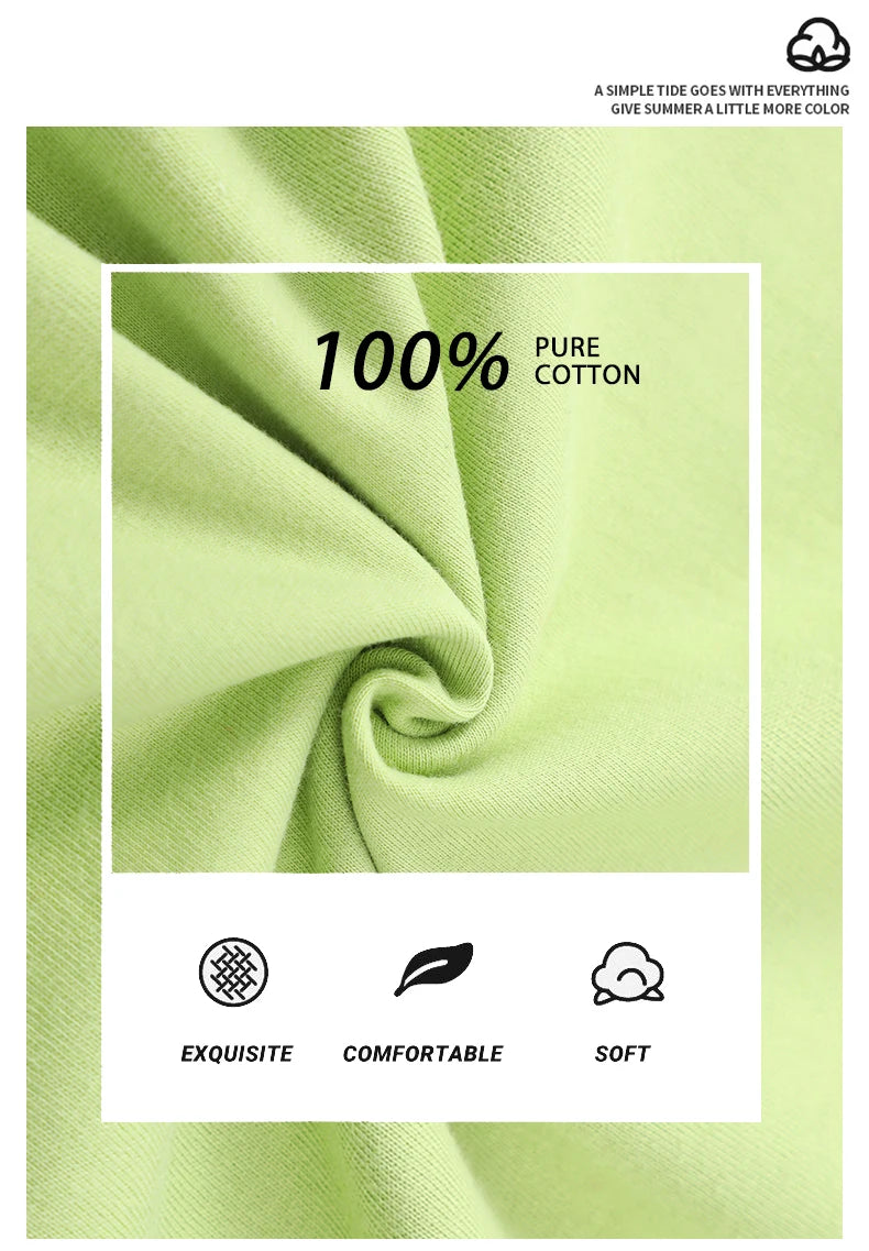 I Can Do It But I Don'T Want To Doprint Men T Shirts Summer Hip Hop Short Sleeve Cotton Y2K Loose Clothes O-Neck T-Shirt
