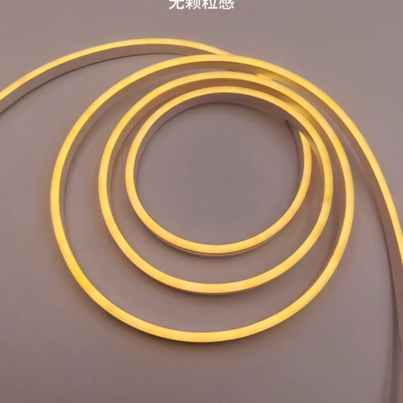 12v 24v Waterproof 4mm*8mm Slim Narrow Thin Neon Silicone Soft Strip LED Flexible Tape Outdoor Cabinet Garden 3000k 4000k 6000k